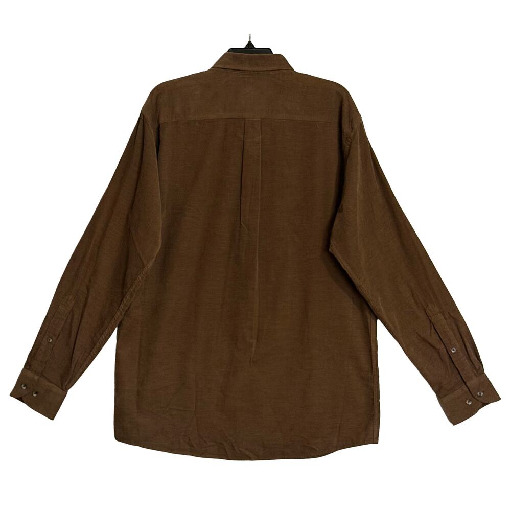 Peter Millar Cotton Cashmere Corduroy Sport Shirt Men's Large French Press NWT - Picture 4 of 12